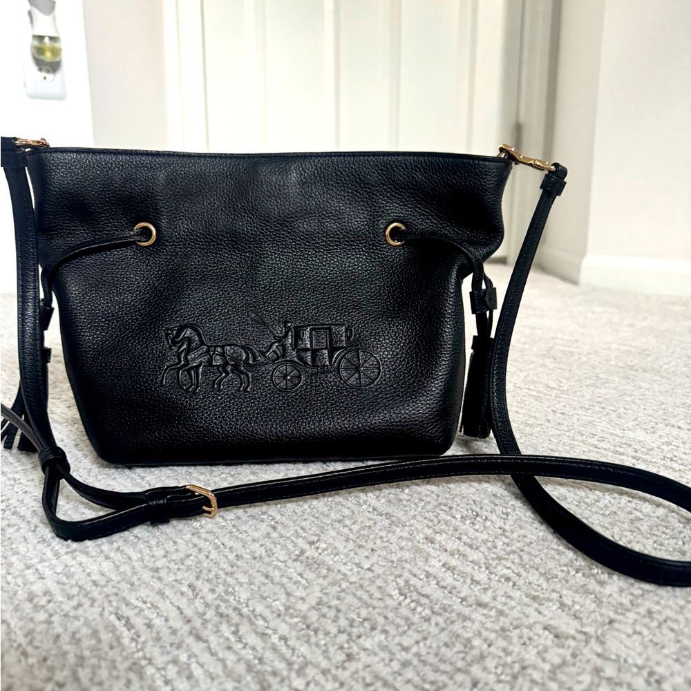 Coach Andy Black Leather Bag